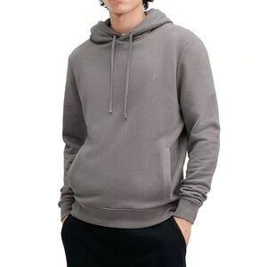 AllSaints Gray Hoodie Sweatshirt